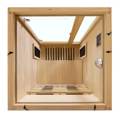 Infrarotkabine Nyborg S90V Vollspektrumstrahler & Ambiente LED Beleuchtung – Kabine für 1 ^ Artsauna Clearance