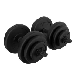 ArtSport 2er Hantelset 20kg - Kurzhantel Set mit 2 Kurzhanteln, 12 Gewichte – Rutschfeste Griffe Outlet