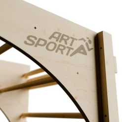 Sprossenwand für Erwachsene - Indoor Klettergerüst aus Holz mit Klimmzugstange - Natur ^ ArtSport Discount