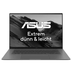 Zenbook S16 UM5606GA-SR332X, 16 Zoll, Touch, 3K, AMD Ryzen AI 9 465, 32GB, 2 TB SSD, AMD Radeon 880M (Antrim Gray, 120 Hz, DisplayHDR True Black 1000) ^ Asus Online