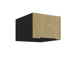 Aufsatzschrank Hochschrank 50 cm CREMONA Eiche Küchenzeile Küchenblock Küche ^ Küchen-Preisbombe Discount