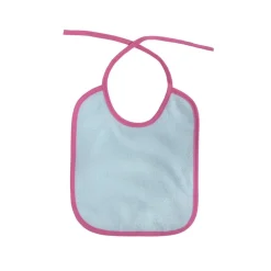 Babylatz-Set 7-teilig, einlagig, zum Binden, waschbar, ab Geburt rosa ^ Baby Care