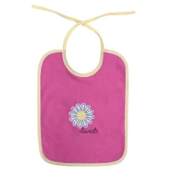 Baby Care Babylatz 7-teiliges Set, zweilagig, waschbar, Bindebänder, ab Geburt rosa blau Sale