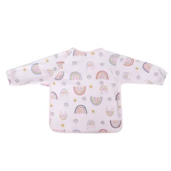 Baby Care Babylätzchen 1026026, Langarm mit Muster, Selbstverschluss wasserdicht rosa Best