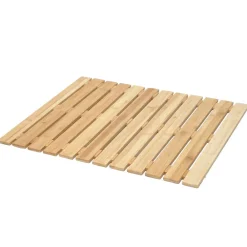 MCW Badematte -E73, Duschmatte Badvorleger Badteppich, Bambus rutschfest, 60x50cm Clearance