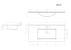 Badmöbel Limes & Waschtisch 100 cm 2 Greifraum SoftClose Auszüge Grafit ^ Posseik