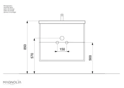 Badmöbel Portus 500 SlimLine in versch. Ausführungen ^ Posseik