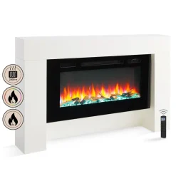 BALDERIA Elektrokamin Herkules - Standkamin, Heizung 2000 W, weiss Online