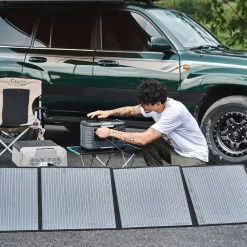  Power Set - Powerstation 500W mit faltbarem Solarpanel 60W ^ BALDERIA New