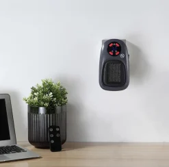 BALDERIA Steckdosen Mini Heizung - Heizlüfter 500W, Steckdosenheizung Online