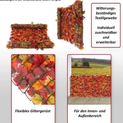 Balkonsichtschutz, Sichtschutz Windschutz Verkleidung für Balkon Terrasse Zaun ~ 500x100cm Tanne hell ^ MCW Online