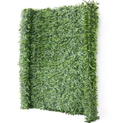 Balkonsichtschutz, Sichtschutz Windschutz Verkleidung für Balkon Terrasse Zaun ~ 500x100cm Tanne hell ^ MCW Online