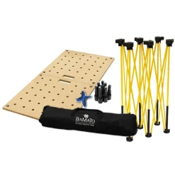 faltbarer Arbeitstisch BAT-1100 + Tischplatte + Tragetasche ^ BAMATO New
