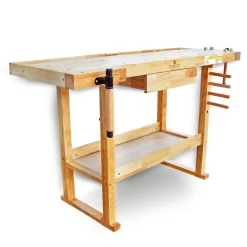 BAMATO Hobelbank WORK-1520 aus Massivholz Hot