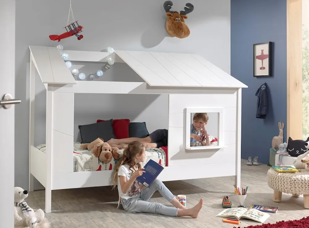 Baumhaus Bett 90 x 200 cm Liegefläche ^ vipack Hot