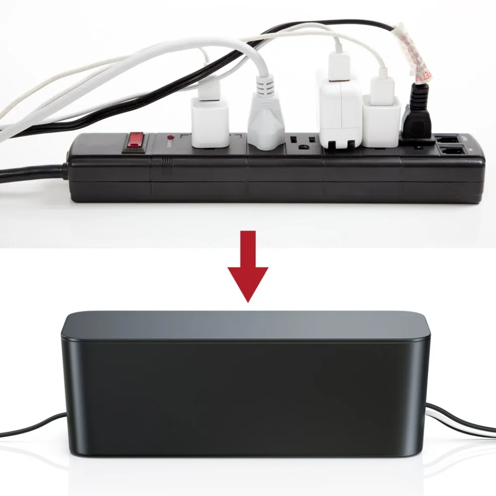 BEARWARE Kabelbox mit Gummifüßen - Kabelmanagement / dezente Optik / Ladebox Sale