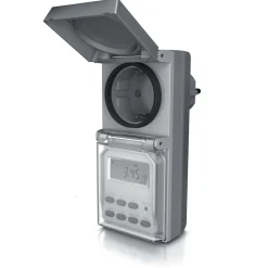 Outdoor Zeitschaltuhr für den Außenbereich Zufallsfunktion - IP44 - Countdown ^ BEARWARE Outlet