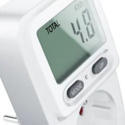 Stromverbrauchszähler mit Kindersicherung Power Meter Energiekostenmessgerät ^ BEARWARE Best