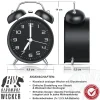 Wecker analog, laut, ohne Ticken, Retro-Design ^ BEARWARE Outlet