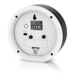Wecker rund, lautes Klingeln, gro8es Ziffernblatt, ohne Ticken Batteriebetrieb, einfache Bedienung, Klang, retro, seniorentauglich ^ BEARWARE Online