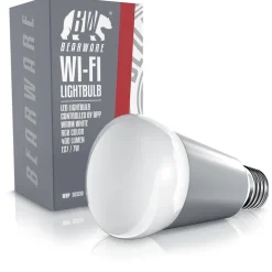 2x Smarte LED-Leuchte, Wifi Smart Lampe, RGB Farbwechsel dimmbar, E27-Gewinde, 7W, 420 Lumen ^ BEARWARE Best
