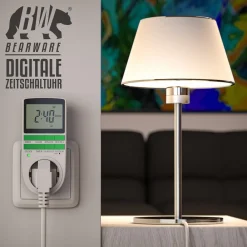 4x Zeitschaltuhr, digital, programmierbar, LCD Display, Steckdosen Timer, max. 3680W ^ BEARWARE Best