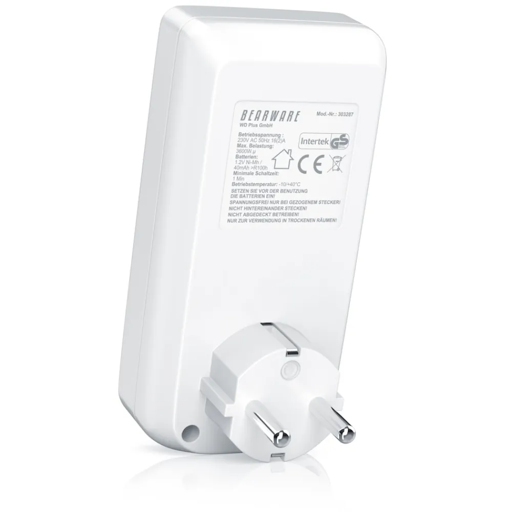 BEARWARE Zeitschaltuhr programmierbar mit LCD Display Steckdosen Timer / max 3680W Discount