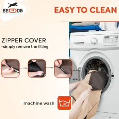2in1 Hundebett waschbar Hundekissen mit Rand Hundesofa ^ BedDog