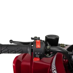 Actionbikes Motors Benzin-Jugend-Quad S-10, 125ccm, ATV, Gepäckträger, Not-Aus-Leine, Halbautomatik, Scheibenbremse Metallic/Rot Sale