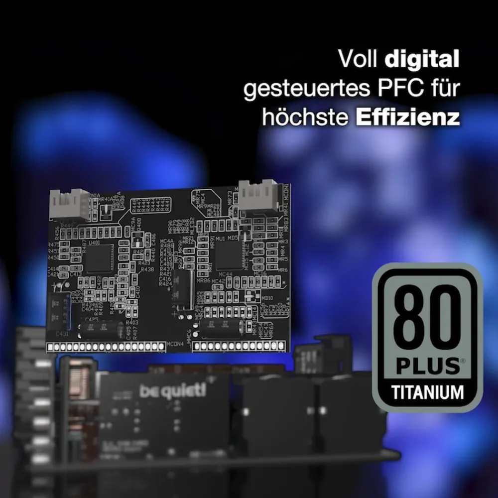 Dark Power Pro 13 1300W, Schwarz, 80 PLUS Titanium, ATX PC-Netzteil ^ be quiet! Best