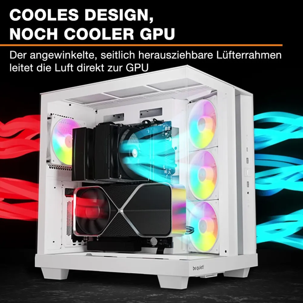 be quiet! Geh Light Base 500 LX White PC-Gehäuse Best