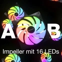 be quiet! 140*140*25 Light Wings LX PWM Triple Gehäuselüfter