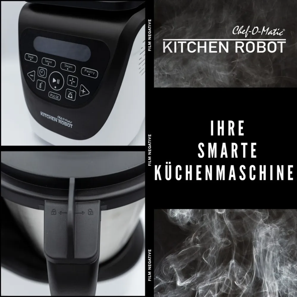 ® Küchenmaschine mit Kochfunktion - Mixer - Dampfgarer Chef O Matic Kitchen Robot ^ Best Direct Discount