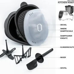 ® Küchenmaschine mit Kochfunktion - Mixer - Dampfgarer Chef O Matic Kitchen Robot ^ Best Direct Discount