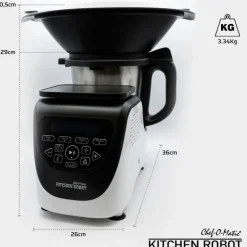 ® Küchenmaschine mit Kochfunktion - Mixer - Dampfgarer Chef O Matic Kitchen Robot ^ Best Direct Discount