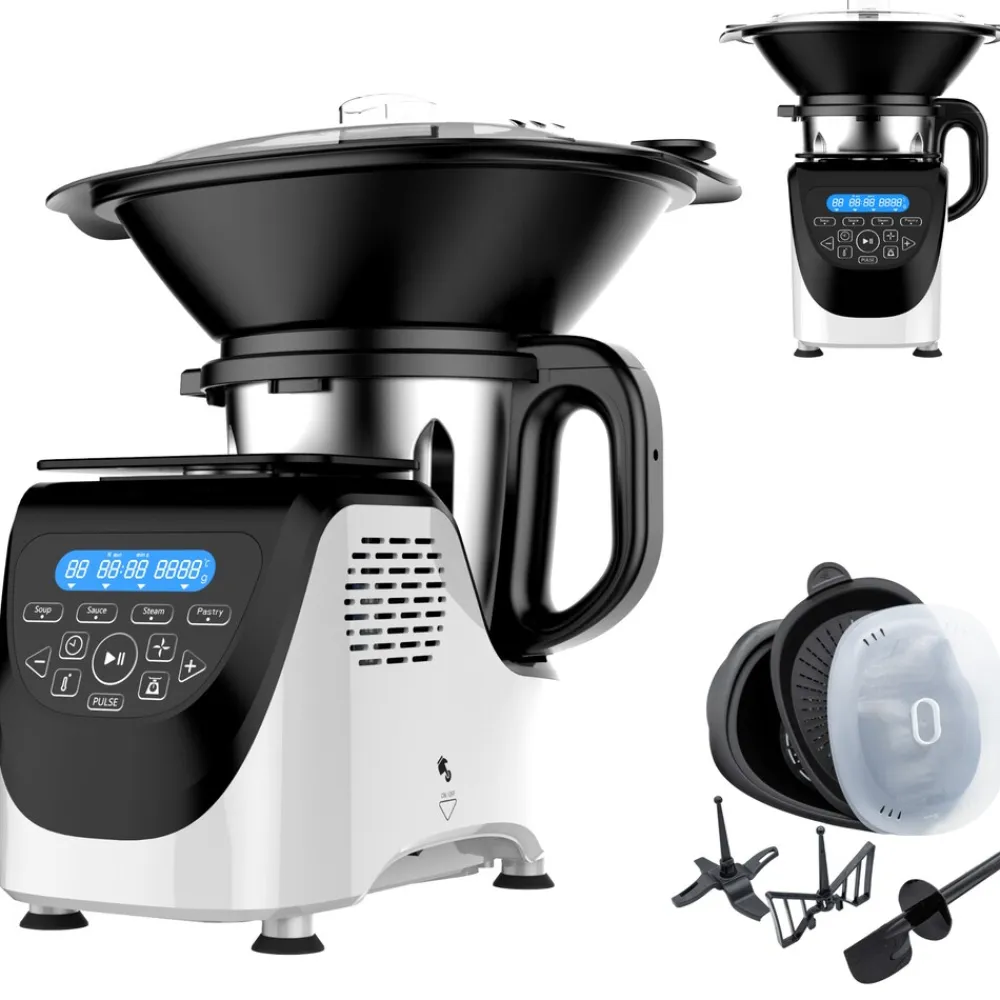 ® Küchenmaschine mit Kochfunktion - Mixer - Dampfgarer Chef O Matic Kitchen Robot ^ Best Direct Discount