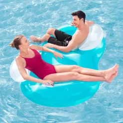 Bestway 2-Personen-Schwimmring Cool Comfort™ mit Rückenlehne 171 x 104 x 47 cm Hot