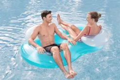 Bestway 2-Personen-Schwimmring Cool Comfort™ mit Rückenlehne 171 x 104 x 47 cm Hot