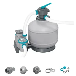 Bestway Inflatables Bestway Sandfilteranlage Sandfilterpumpe 11355l/h Pool Filteranlage mit Timer Clearance