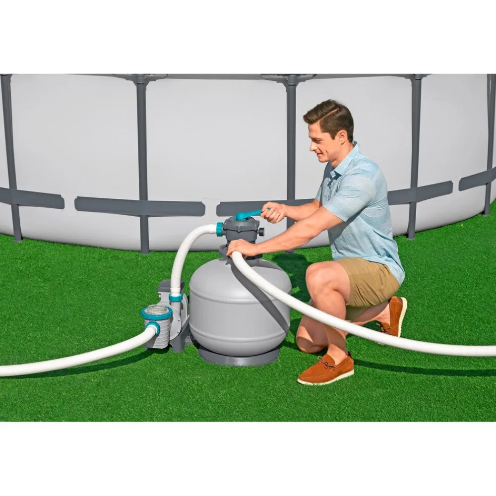 Bestway Inflatables Bestway Sandfilteranlage Sandfilterpumpe 11355l/h Pool Filteranlage mit Timer Clearance