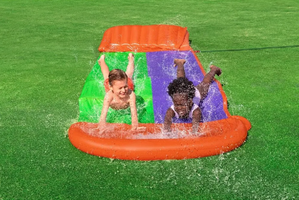 52634 - Wasserrutsche - Splashcoaster Double Slide (4,7m) ^ Bestway