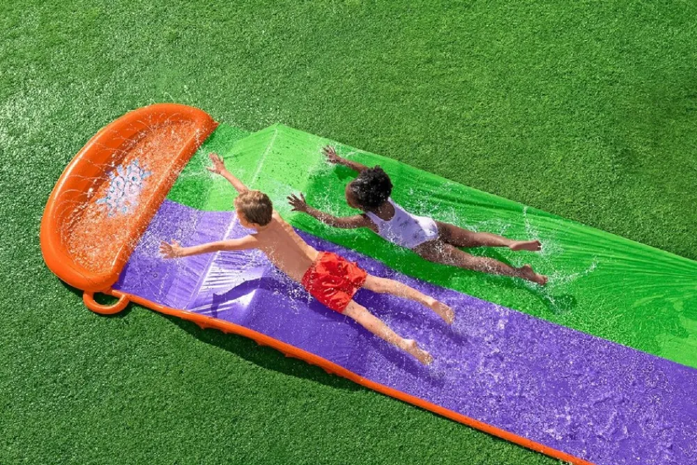 52634 - Wasserrutsche - Splashcoaster Double Slide (4,7m) ^ Bestway