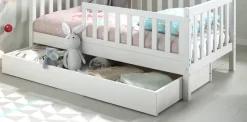 Bettschublade zum Juniorbett, Ausf. MDF weiß lackiert ^ vipack