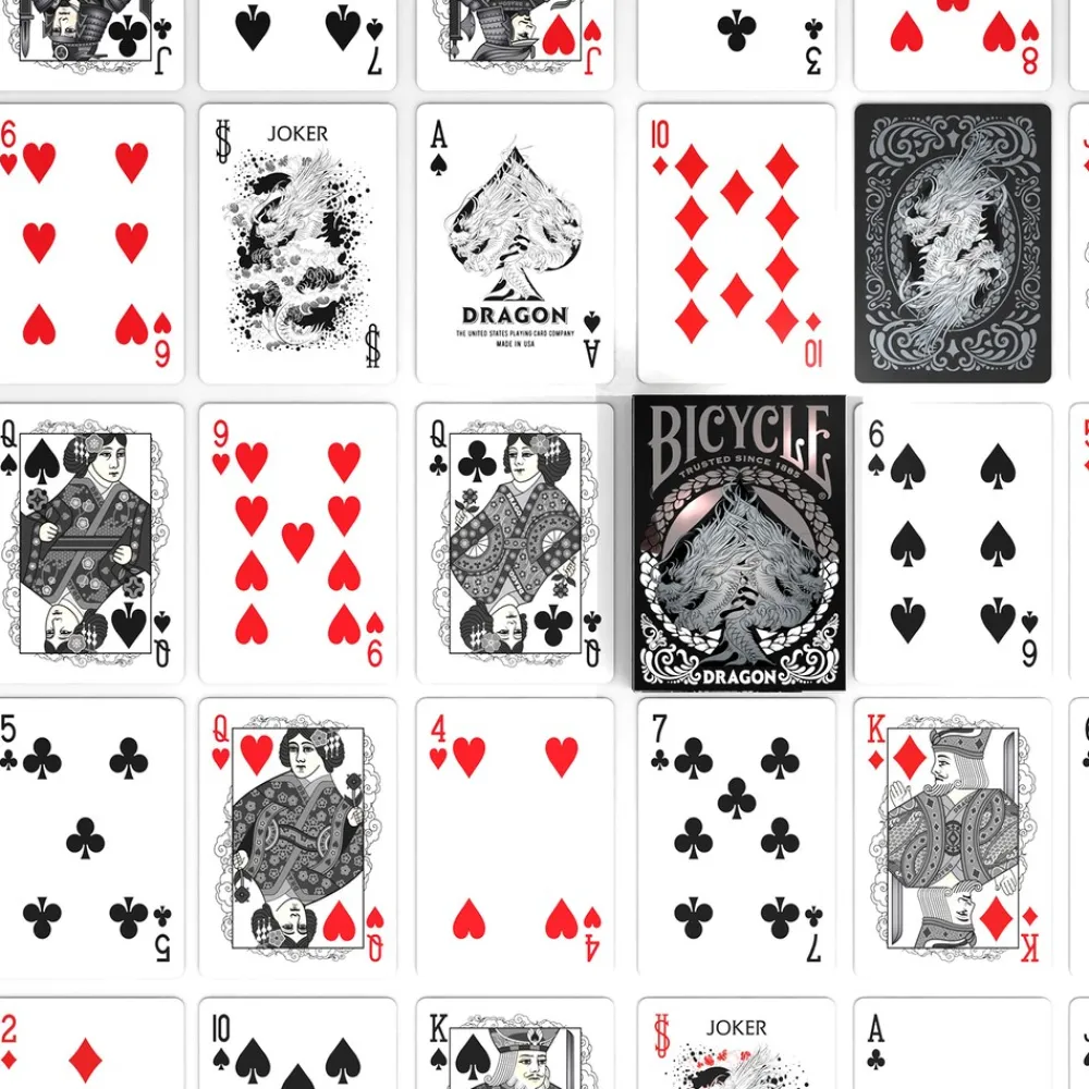 Cartamundi Bicycle® Kartendeck - Black Dragon Kartenspiel Spielkarten Pokerkarten Single Deck Hot