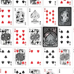 Cartamundi Bicycle® Kartendeck - Black Dragon Kartenspiel Spielkarten Pokerkarten Single Deck Hot
