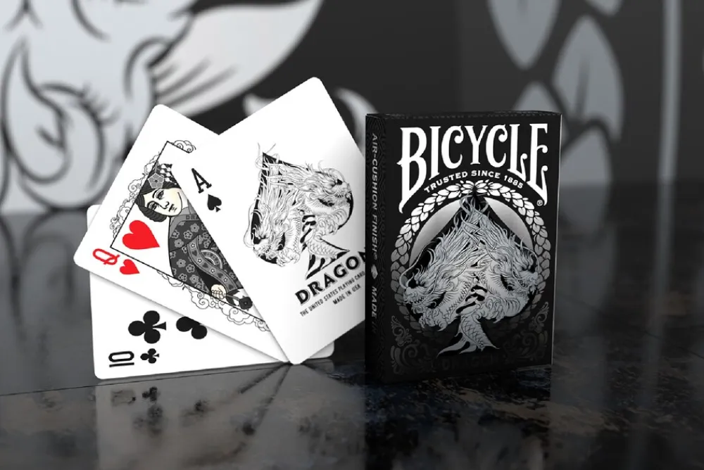 Cartamundi Bicycle® Kartendeck - Black Dragon Kartenspiel Spielkarten Pokerkarten Single Deck Hot