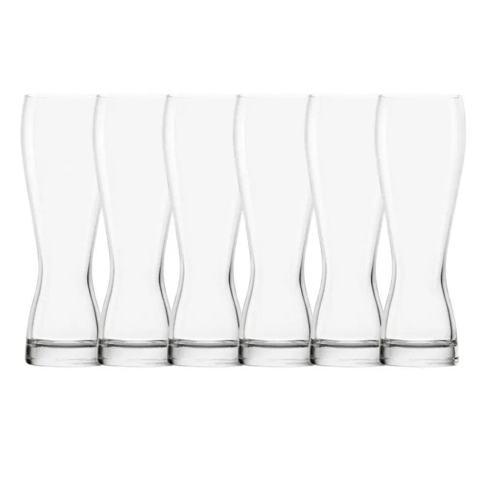 Bierglas 6er Set Biergläser Weizenbier 0,5 Liter ^ ich-zapfe Clearance