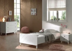 vipack BILLY Jugendzimmer Set 3-tlg. best. aus: Bett 90 x 200 cm, Nachtkonsole und Schubladen Kommode Outlet