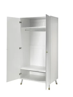 BILLY Jugendzimmer Set 3-tlg. best. aus: Bett 90 x 200 cm, Nachtkonsole und Kleiderschrank 2-trg. ^ vipack Discount
