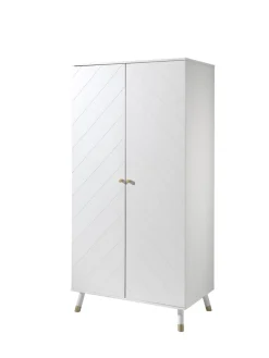 BILLY Jugendzimmer Set 3-tlg. best. aus: Bett 90 x 200 cm, Nachtkonsole und Kleiderschrank 2-trg. ^ vipack Discount